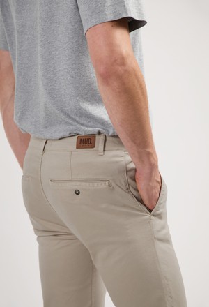 Scott Mid Tapered - Pebbles from Mud Jeans