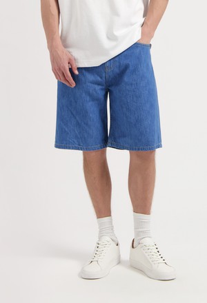 James Denim Short - Medium Stone from Mud Jeans