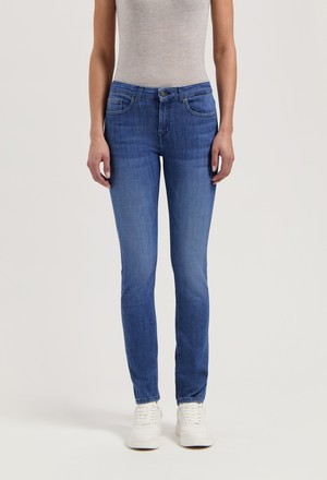 Faye Low Slim - Authentic Indigo from Mud Jeans