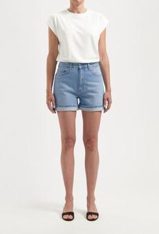 Jazz Short - Light Stone Vintage via Mud Jeans