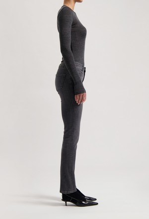 Faye Low Slim - Authentic Black from Mud Jeans