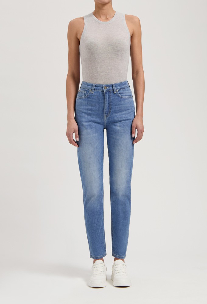 Mams High Tapered - Old Stone from Mud Jeans