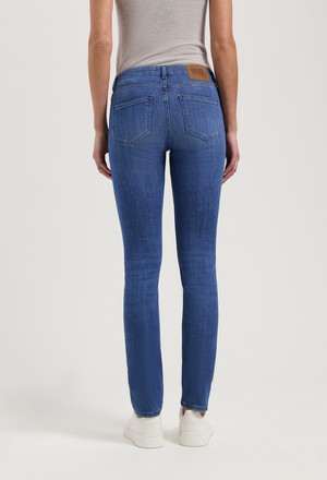Faye Low Slim - Authentic Indigo from Mud Jeans