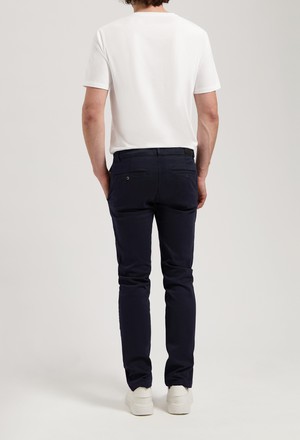 Scott Mid Tapered - Dark Navy from Mud Jeans
