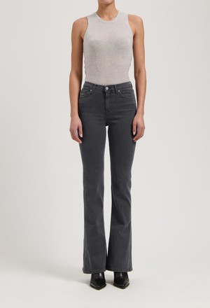 Isy Flared - O3 Grey from Mud Jeans
