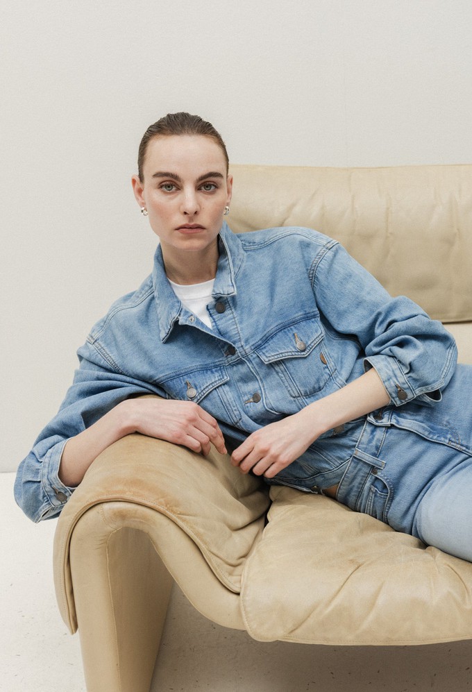 Fran Jacket - Stone Vintage from Mud Jeans