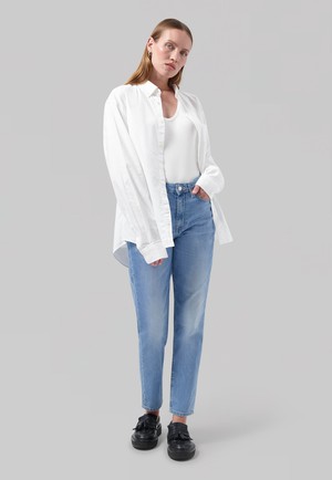 Mams Stretch Tapered - Old Stone from Mud Jeans