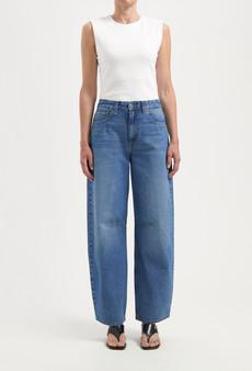 Demi High Balloon - Medium Aged via Mud Jeans