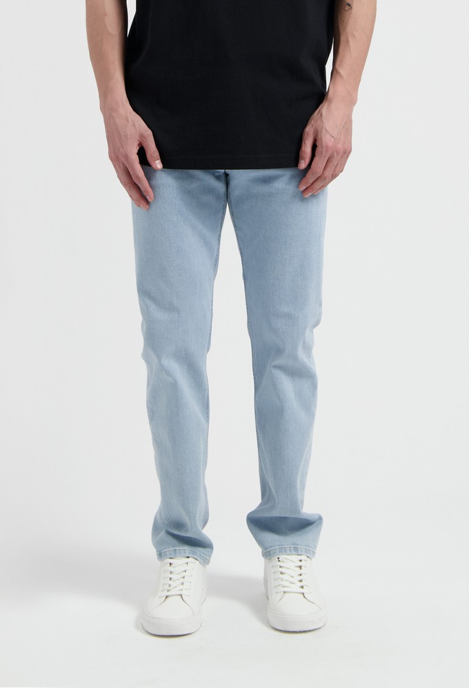 Bryce Mid Straight - Light Stone from Mud Jeans