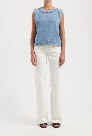 Noa Top - Stone Vintage from Mud Jeans