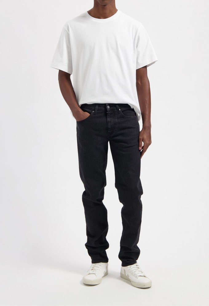 Dunn Low Tapered - Stone Black from Mud Jeans
