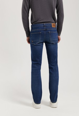 Bryce Mid Straight - Rustic Blue from Mud Jeans