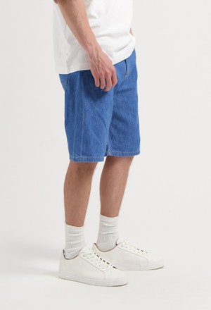 James Denim Short - Medium Stone from Mud Jeans