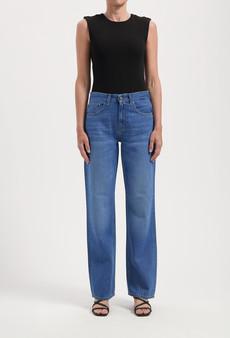 Jamie Mid Loose Flow - Medium Vintage Stone via Mud Jeans