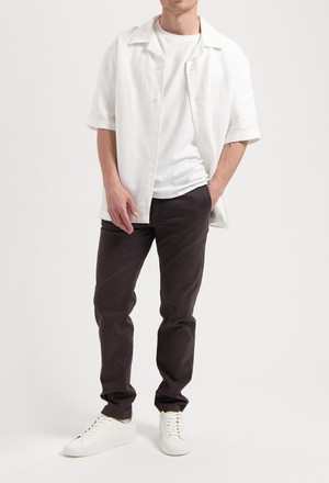 Scott Mid Tapered - Charcoal from Mud Jeans