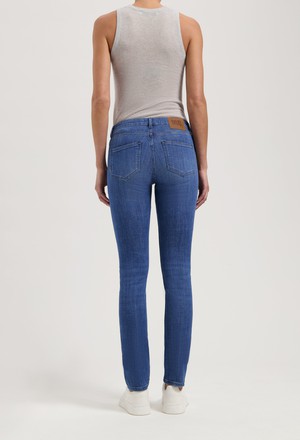 Faye Low Slim - Authentic Indigo from Mud Jeans