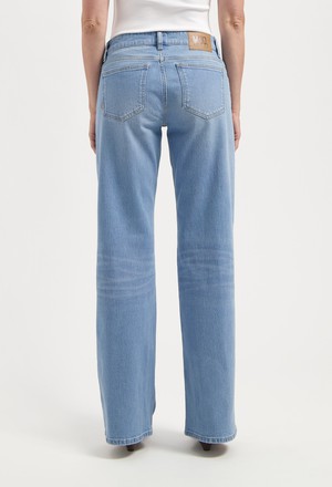 Cleo Mid Loose - Light Stone Vintage from Mud Jeans