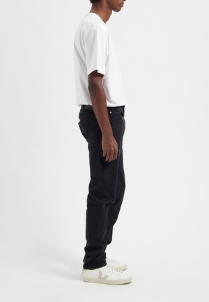 Dunn Low Tapered - Stone Black from Mud Jeans
