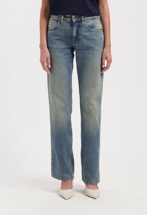 Carry Mid Straight - Earth Vintage from Mud Jeans