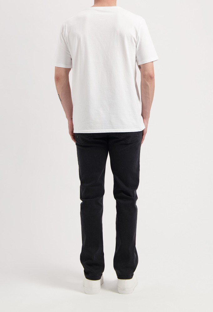 Bryce Mid Straight - Stone Black from Mud Jeans