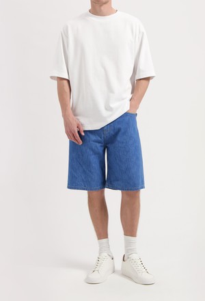 James Denim Short - Medium Stone from Mud Jeans