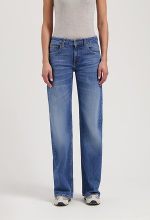 Cleo Mid Loose - Old Stone from Mud Jeans