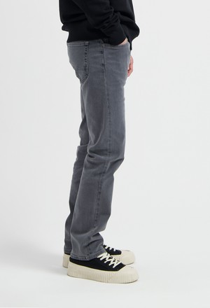 Bryce Mid Straight - Light Grey from Mud Jeans