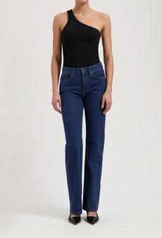 Jamie Mid Loose - Stone Indigo via Mud Jeans