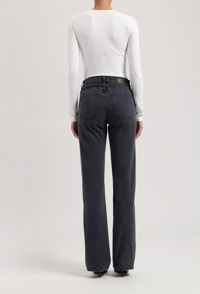 Jamie Mid Loose - Used Black from Mud Jeans