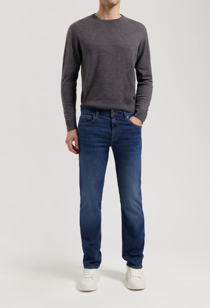 Bryce Mid Straight - Rustic Blue from Mud Jeans