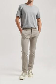 Scott Mid Tapered - Pebbles via Mud Jeans