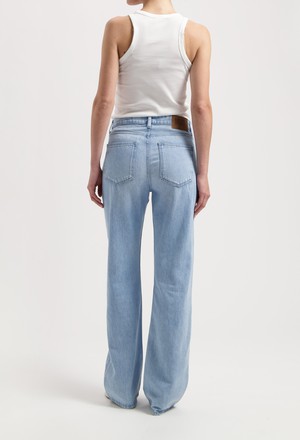 Jamie Mid Loose Flow - Stone Vintage from Mud Jeans