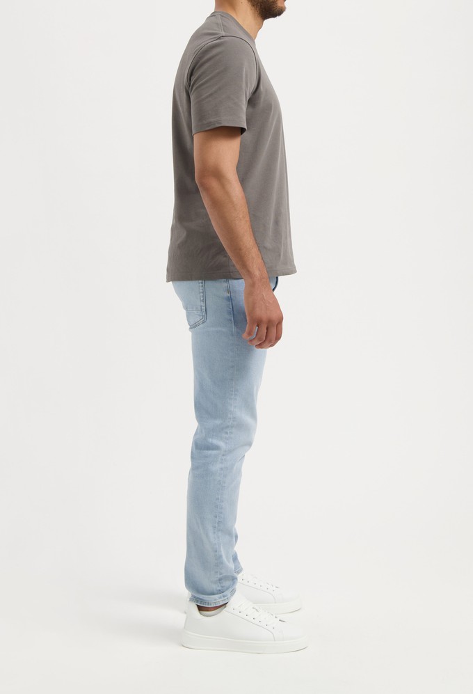 Dunn Low Tapered - Light Aged from Mud Jeans