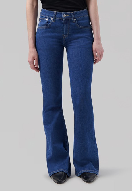 Fiona Flared  -  Stone Indigo from Mud Jeans