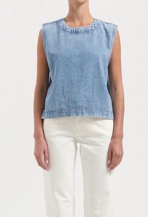 Noa Top - Stone Vintage from Mud Jeans
