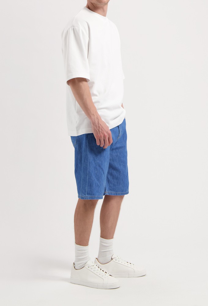 James Denim Short - Medium Stone from Mud Jeans
