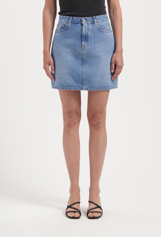 Audry Mini Skirt - Light Stone Vintage from Mud Jeans