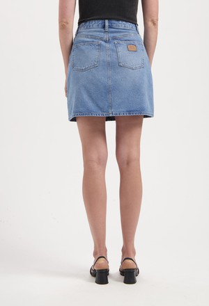 Audry Mini Skirt - Light Stone Vintage from Mud Jeans