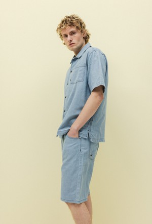 Seb Shirt - Stone Vintage from Mud Jeans