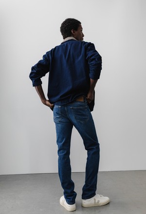 Bryce Mid Straight - Authentic Indigo from Mud Jeans