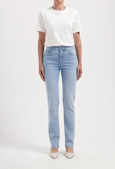 Logan High Slim - Light Aged via Mud Jeans