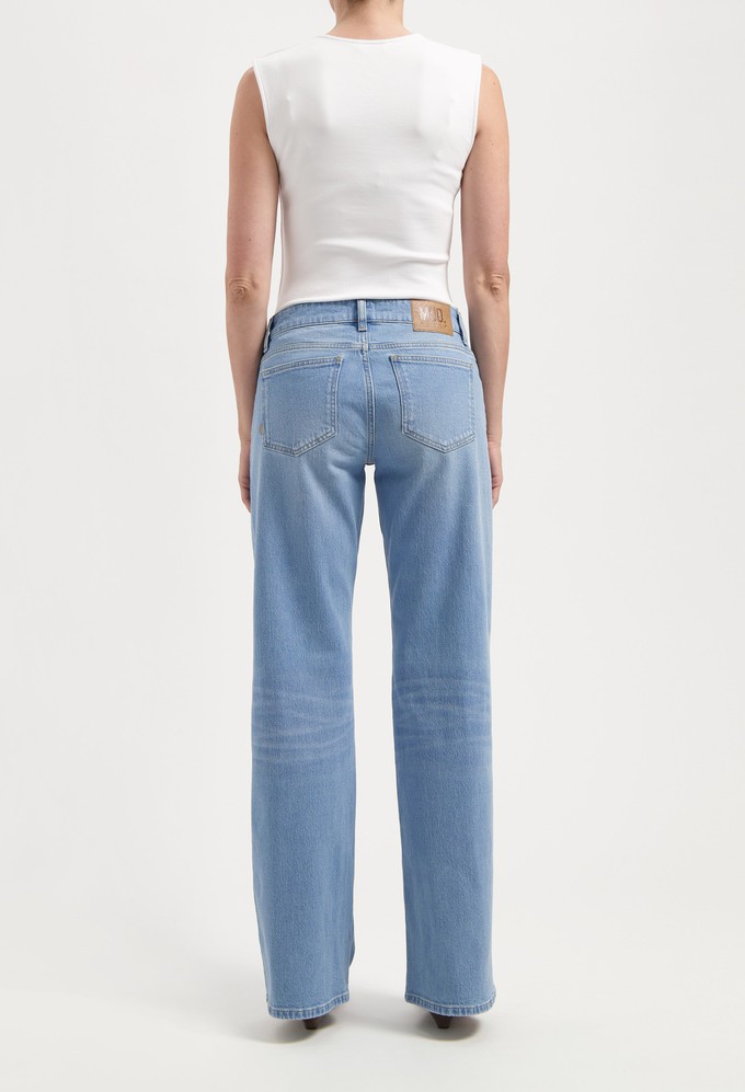 Cleo Mid Loose - Light Stone Vintage from Mud Jeans