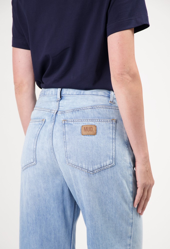 Brooke High Barrel Flow - Stone Vintage from Mud Jeans