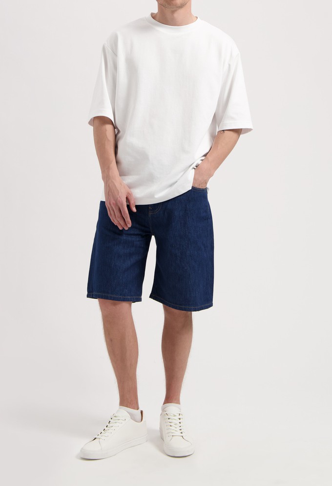 James Denim Short - Stone Indigo from Mud Jeans