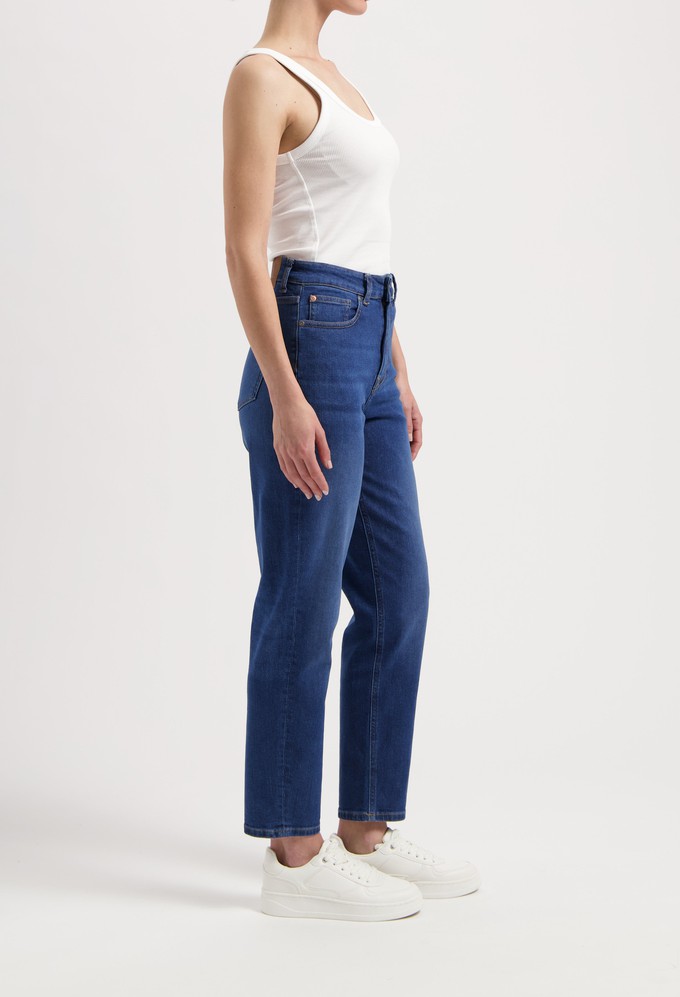 Mams High Tapered - Stone Indigo from Mud Jeans
