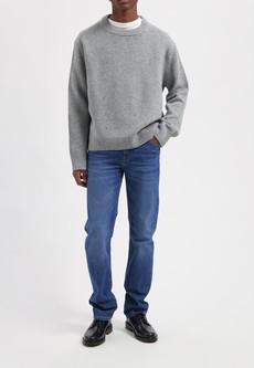 Bryce Mid Straight - Authentic Indigo via Mud Jeans