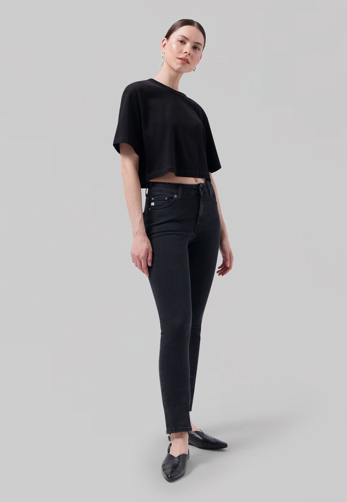 Regular Swan - Stone Black from Mud Jeans