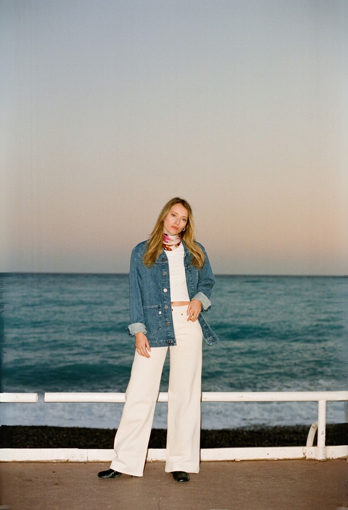 Sara High Loose - Natural from Mud Jeans