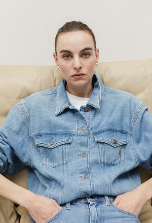 Fran Jacket - Stone Vintage from Mud Jeans