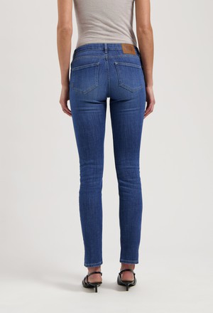 Faye Low Slim - Stone Indigo from Mud Jeans